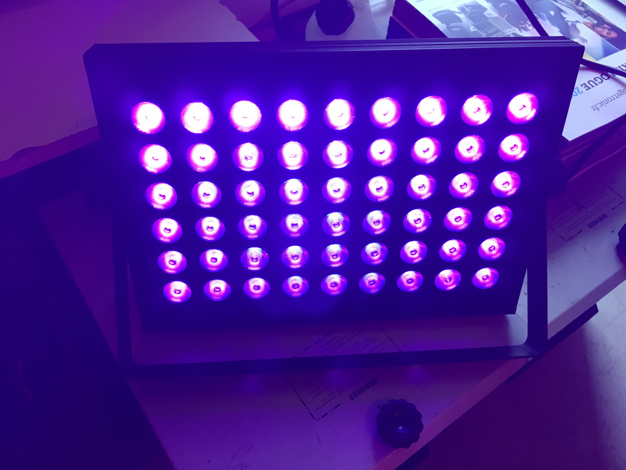 2 Ampoules LED UV 12W - Lumière Noire E27 - Pour Fête, Halloween, Peinture Fluorescente - Longueur D'Onde 385-400nm