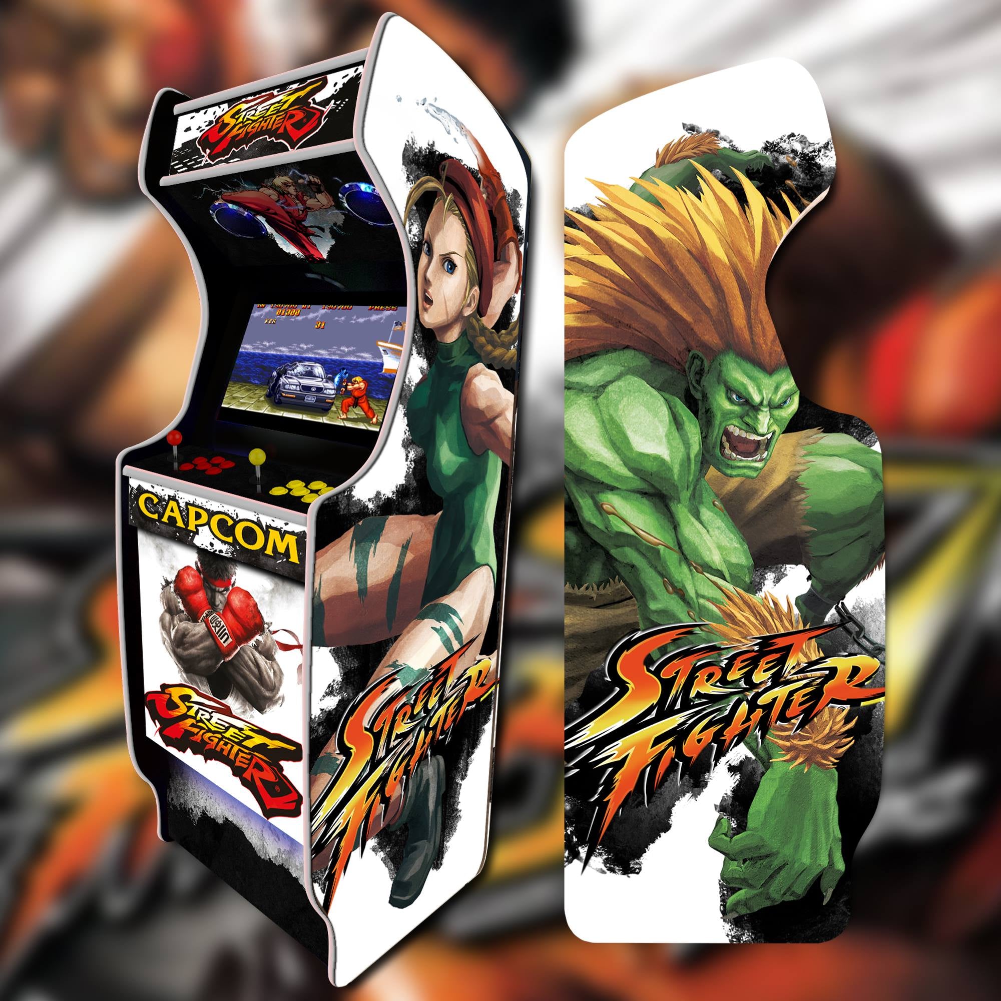 borne daracade Street Fighter esil game.fr  1 - Location Borne arcade Street-Fighter 2800 jeux