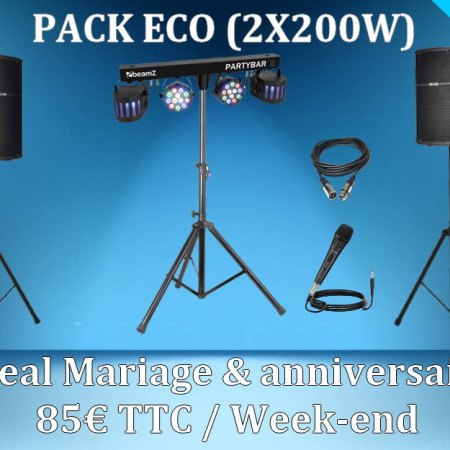 pack eco 2 450x450 - Location Pack ECO Sonorisation et éclairage