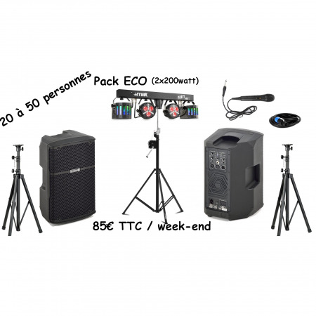 pack eco 450x450 - Location Pack ECO Sonorisation et éclairage