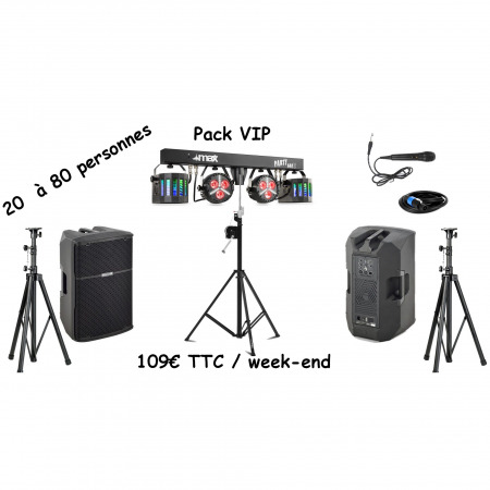 pack vip 450x450 - Location Pack VIP sonorisation et éclairage