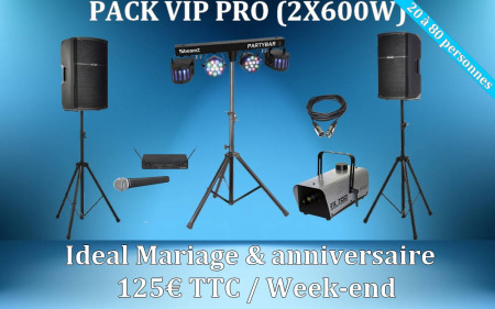 pack VIP PRO 450x281 - Location Pack VIP PRO sonorisation et éclairage