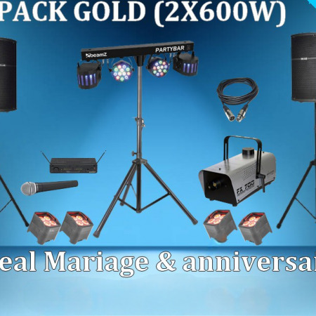 pack GOLD 1 450x450 - Location Pack GOLD sonorisation et éclairage