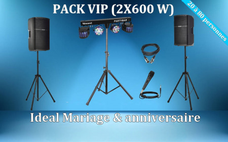 pack VIP 1 450x281 - Location Pack VIP sonorisation et éclairage