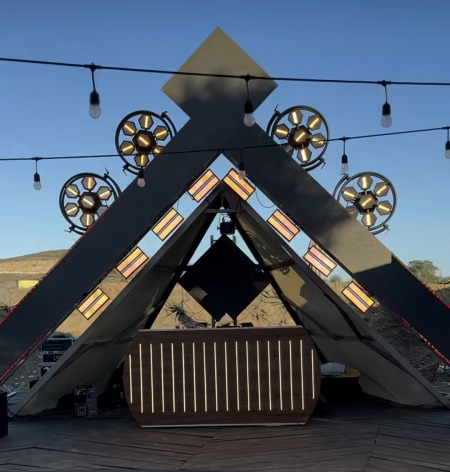 esil events retro vintage led 5 2 450x472 - Projecteur retro vintage led